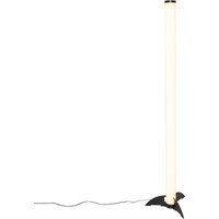 Aanbieding Vloerlamp zwart dimbaar in kelvin met afstandsbediening - Bomba