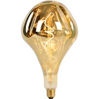 Aanbieding E27 dimbare LED lamp G165 spiegel goud 6W 100 lm 1800K