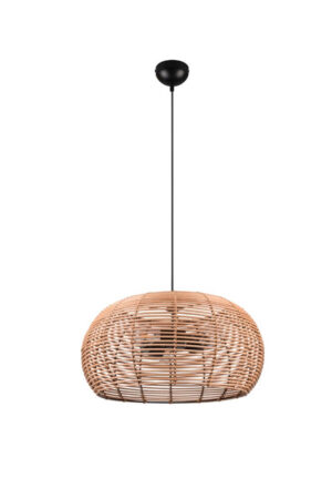 Laagste prijs - Trio Rotan hanglampInga Ø 50cm - 312200336