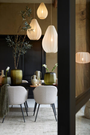 Laagste prijs - Light & Living Japandi hanglampItela crème Ø 50cm - 2977127