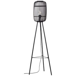 Laagste prijs - Brilliant Landelijke tripod vloerlampWoodrow zwart - 94977/76