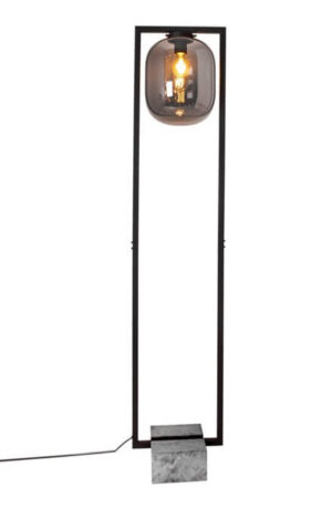 Laagste prijs - By Rydéns Staande lampDixton smoke glas - 4100830-4505