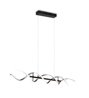 Laagste prijs - Trio Design led hanglampSequence geborsteld metaal - 341810205