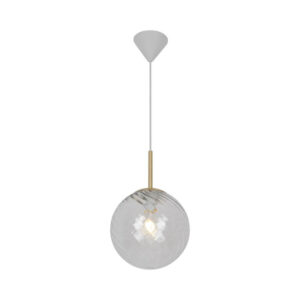 Laagste prijs - Nordlux Glazen hanglampChisell messing Ø 25cm - 2312073035