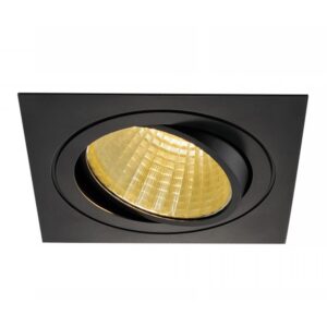 Laagste prijs - SLV InbouwspotNew Tria DL Set Square 18cm 2700K - zwart - 114280