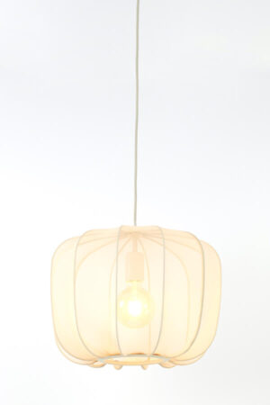 Laagste prijs - Light & Living Japandi hanglampPlumeria crème Ø 40cm - 2963327