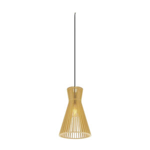 Laagste prijs - SLV HanglampWud PD conisch Ø 25cm - 1008046