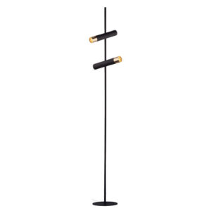 Laagste prijs - Searchlight Design vloerlampCylinder - EU31652-2BK