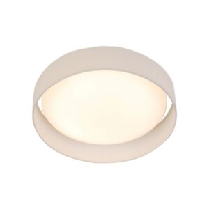 Laagste prijs - Searchlight Witte plafondlampGianna Ø 37cm - 9371-37WH