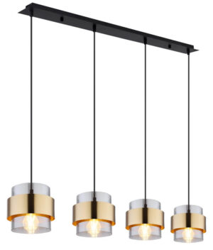 Laagste prijs - Globo Design hanglampMilley 4-lichts - 15560-4H