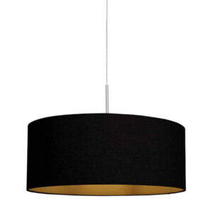 Laagste prijs - Steinhauer HanglampSparkled Light metaal met zwarte kap - 3959ST