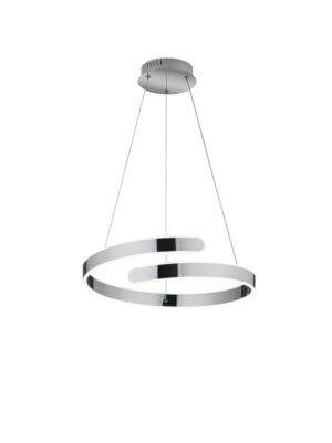 Laagste prijs - Trio Led hanglampParma chroom - R37071106