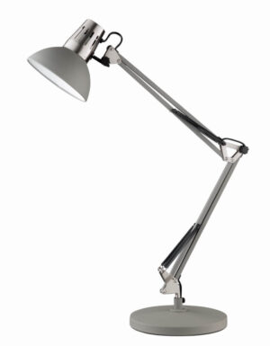 Laagste prijs - Fischer & Honsel Stoere bureaulampPit grijs - 98271