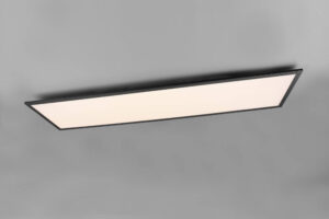 Laagste prijs - Trio PlafonnièreAlpha 120cm - 3000K zwart - R62321232