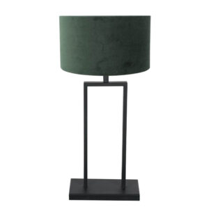Laagste prijs - Steinhauer Tafellamp 55cmStang met groene kap - 3862ZW
