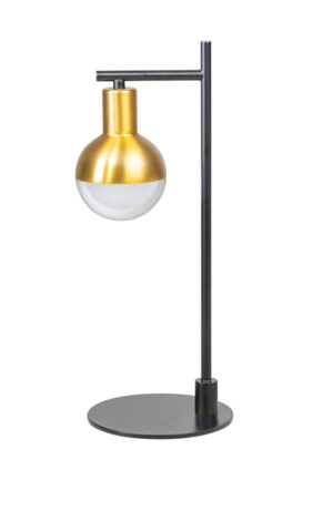 Laagste prijs - ETH TafellampDrop zwart met goud - 05-TL3246-0230