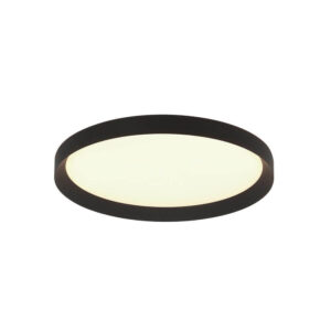 Laagste prijs - Steinhauer Strakke plafondlampFlady zwart Ø 40cm - 3685ZW