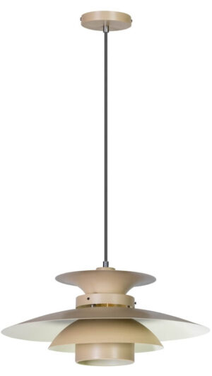 Laagste prijs - ETH Stoere hanglampPotenza 50cm creme - 05-HL4093-59
