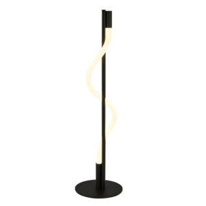 Laagste prijs - Searchlight VloerlampSerpent 141cm zwart - EU57213BK