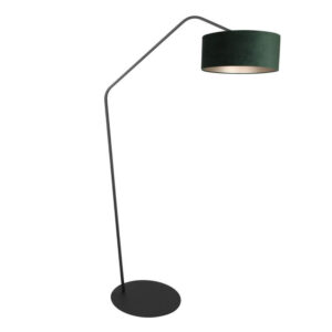 Laagste prijs - Steinhauer VloerlampZig-Zag zwart met groene kap Ø 50cm - 4246ZW