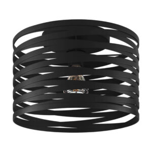 Laagste prijs - Eglo Zwarte plafondlampCremella Ø 37cm - 900164