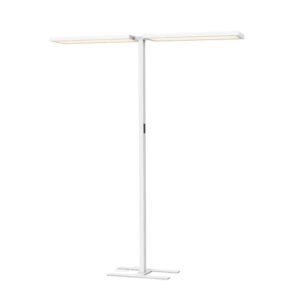 Laagste prijs - SLV Led kantoor vloerlampWorklight Pro wit - dubbel - 1007466