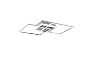 Laagste prijs - Trio Led plafondlampVenida dimbaar 2-lichts chroom - R62793406