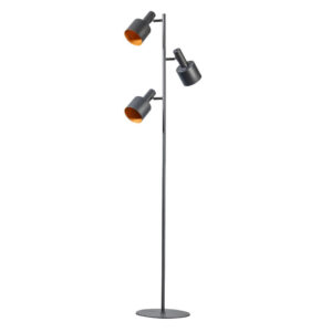 Laagste prijs - ETH Design vloerlampSledge 3-lichts zwart - 05-VL8388-30