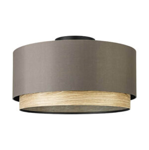 Laagste prijs - Stars of Light PlafondlampMarchena cappucino met hout - Ø 48cm - 390117