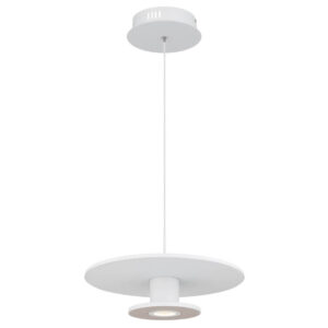 Laagste prijs - Globo Witte hanglampCarter Ø 38cm met vilt - 15647W