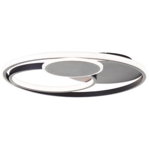 Laagste prijs - Brilliant Dimbare plafondlampRunda zwart - G99371/76