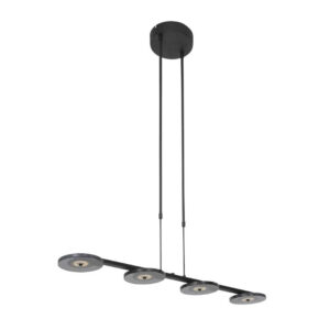 Laagste prijs - Steinhauer Zwarte led kantoor lampTuround - 3512ZW