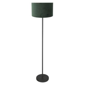 Laagste prijs - Steinhauer Zwarte vloerlampNoor met groene kap - 4445ZW