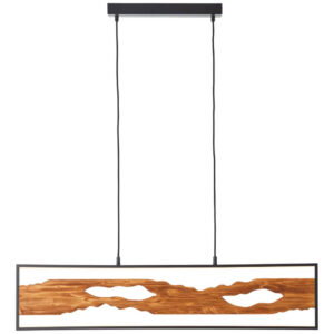 Laagste prijs - Brilliant Led hanglampChaumont met hout - G99821/76