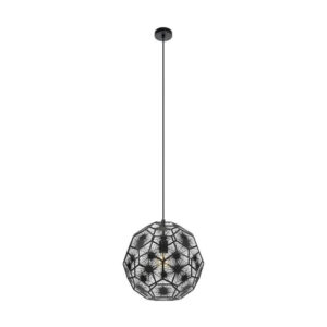 Laagste prijs - Stars of Light Zwarte hanglampSkoura 1 Ø 41cm - 39618