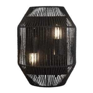 Laagste prijs - Searchlight WandlampWicker - 11201-2BK