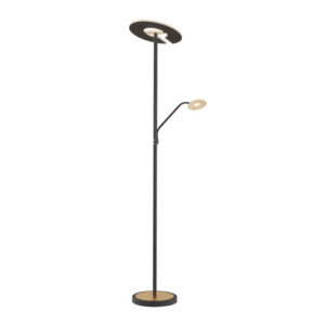 Laagste prijs - Fischer & Honsel LeeslampDent zwart met goud - 40466