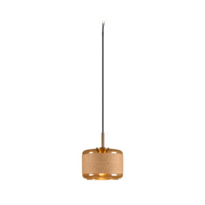 Laagste prijs - SLV HanglampPantilo Rope 19 amber glas - Ø 18