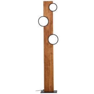 Laagste prijs - Brilliant VloerlampCheesy hout - G99935/76