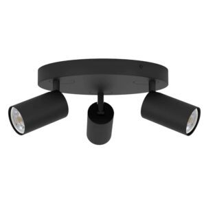 Laagste prijs - Eglo PlafondlampZigbee Telimbela-Z Ø 25cm zwart - 900336