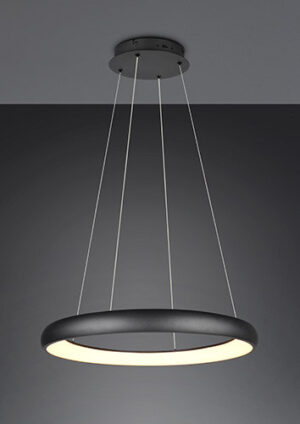 Laagste prijs - Trio Led hanglampCardona zwart - Ø 75cm - 349617532