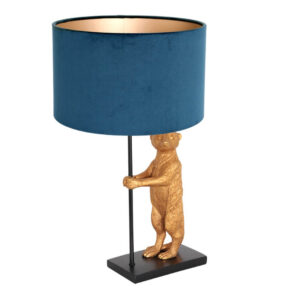 Laagste prijs - Steinhauer SchemerlampAnimaux met blauw velvet - 8229ZW