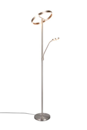 Laagste prijs - Trio Design leeslampWillis RVS - 180cm - 449510207