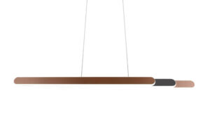 Laagste prijs - Trio HanglampHelios 130cm bruin - 343310365