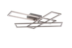 Laagste prijs - Trio Nikkel plafondlampCorso design - R64423107