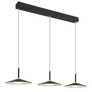 Laagste prijs - Globo Design hanglampLampone 3-lichts zwart - 15635S-3H