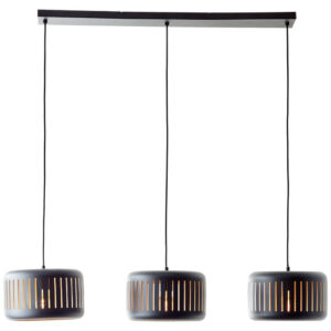 Laagste prijs - Brilliant Eettafel hanglampTyas 3 kappen - 99800/86