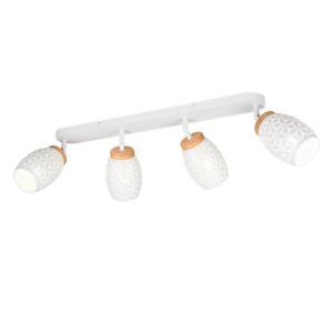 Laagste prijs - Trio 4-lichts opbouwspotBidar wit - R81574031