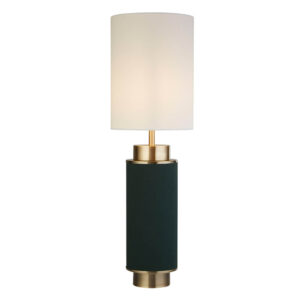 Laagste prijs - Searchlight TafellampFlask 72cm nikkel met vintage groen - EU59041AB