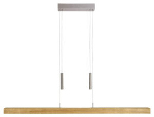 Laagste prijs - HerzBlut Hanglamp up & downLeonora 121 cm - oak oiled - 10230UD